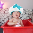 thumbnail image 3 of ifundom 4Pcs Shower Cap Baby Two Styles Combination TPE for Bath Time, 3 of 6
