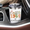 thumbnail image 3 of 60th Birthday Gifts for Women, 1964 Birthday Gifts - 60th Birthday Cups, Happy 60th Birthday, Best 60th Birthday Gifts for Mom, Wife, Sister, Friends, Vintage 1964 Birthday Tumbler, 3 of 5