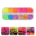 thumbnail image 4 of Nail Art Sequins Multi Colored For Beginners And Professionals 2 Boxes 5.1x2.1in, 4 of 9