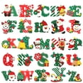 thumbnail image 4 of YIKA Personalized Christmas Ornaments 26-Style Christmas Tree Ornaments Set With English Uppercase Letters L, 4 of 9