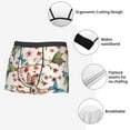 thumbnail image 6 of Disketp Watercolor Floral With Butterflies Men'S Boxer Briefs,Soft And Breathable Cotton Underwear With Comfortflex Waistband, 6 of 9