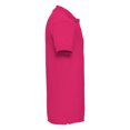 thumbnail image 2 of Russell - Polo de manga corta entallado y elastico para caballero/hombre de primera  Modelo Stretch - Verano/ Vacaciones (Fucsia), 2 of 3
