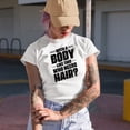 thumbnail image 2 of With a Body Like This, Who Needs Hair, Proud Bald Person Quote, Tan T-Shirt, 2XL, 2 of 5