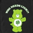 thumbnail image 2 of Men's Care Bears Who Needs Luck?  Graphic Tee Black Medium, 2 of 5