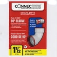 thumbnail image 3 of Charlotte Pipe ConnecTite 1-1/2-in x 1-1/2-in dia Schedule 40 Elbow, 15 Pack, 3 of 3