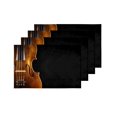 thumbnail image 4 of MKHERT Close Up of Violin Vintage Classical Instruments Placemats Table Mats for Dining Room Kitchen Table Decoration 12x18 inch,Set of 4, 4 of 4