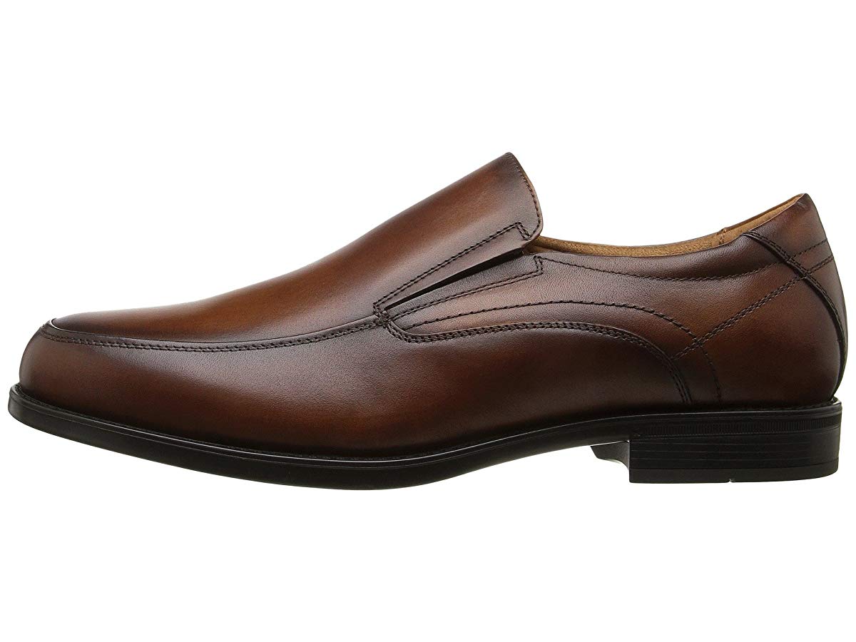 Florsheim Men's Midtown Wingtip Oxford Shoes | Cognac, Full-Grain Leather, 9.5 D(M) US, Comfortable Dress Shoes