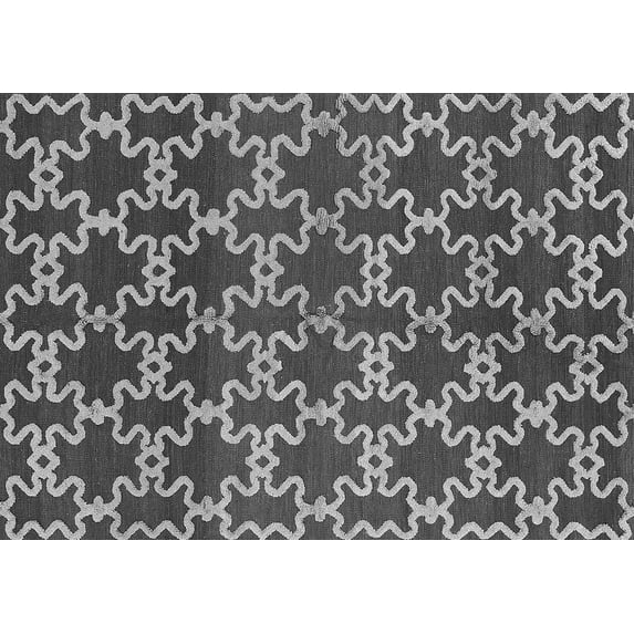 Ahgly Company Indoor Rectangle Oriental Gray Industrial Area Rugs, 2' x 4'