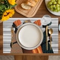 thumbnail image 4 of Black Female Placemats Set of 4, African Women Geometric Abstract Art Placemats for Dining Table, Place Mats for Kitchen Tabletop, Waterproof Wipeable Dining Table Mats Set, 4 of 9