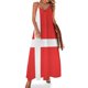 thumbnail image 1 of Vestido sin mangas con bandera danesa Ropa de mujer Vestidos largos con velo Vestidos de fiesta elegantes para mujer 2024 Vestidos para mujer 2024, 1 of 7