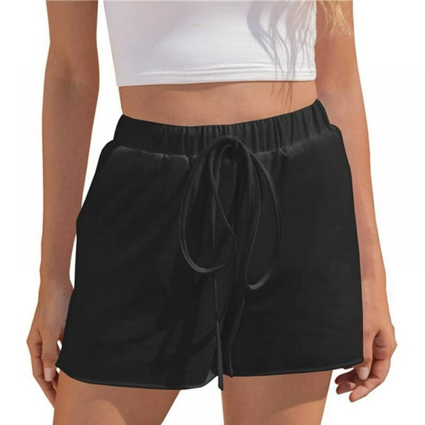 Summer Lounge Shorts for Women Fashion Wide Leg Flowy Comfy Short Pants