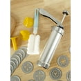 thumbnail image 5 of Qenwkxz Cookie Press Kit DIY Cookie Press Decorating Kit Detachable with 4 Icing Nozzles and 20 Cookie Molds Reusable Dessert Decorating Syringe Set Cookie Maker Press for Biscuits, 5 of 11