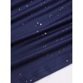 thumbnail image 7 of Navy Blue Womens Halter Neck Ruched Bodycon Mini Dress With Sparkling Glitter Detail, 7 of 7