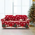 thumbnail image 6 of Cheapark Elastic Full-Cover Christmas Sofa Cover - Dirt-Proof & Non-Slip Protector, Decorative Slipcover Enhancing Holiday Home Aesthetics, 6 of 6