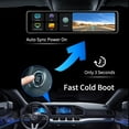 thumbnail image 5 of Dash Cam 4K 3840*2160P Car Mirror Video Recording Carplay & Wireless Connection 5G GPS Navigation FM AUX ,High Volume Speakers, 5 of 7