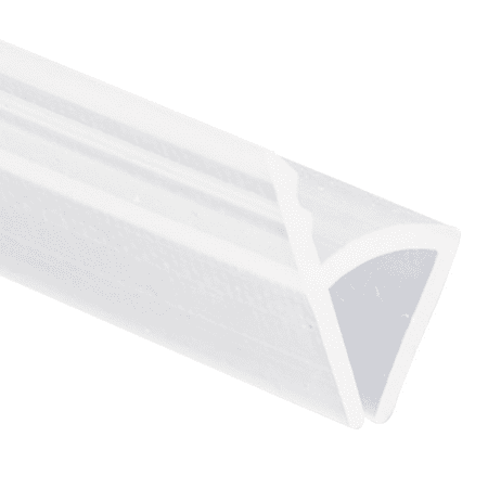 

Shower Glass Door Seal Frameless Sweep Rubber Plastic Shower Screen Seal Strip for Thickness Curved/Flat Glass Bath Door