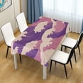 thumbnail image 3 of Yayeee Tablecloths for Rectangular Tables 60 x 108 inch Party Table Cover, Purple Wave Pattern, 3 of 6