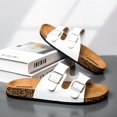 thumbnail image 5 of FREISTERN Unisex Cork Footbed Sandal Comfort Slide Sandals for Women Men, 5 of 5