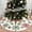 White-1, variant on Fmbmuo Christmas Tree Skirt Green Snowflake 35.4 Inch Christmas Decorations, Polyester Fray-Resistant Modern Vintage Tree Skirt Good for Your Christmas Tree Display