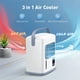thumbnail image 3 of Billuyoard Aire acondicionado 5W Ventilador de refrigeración portátil personal 500ml Refrigerador de humidificador de agua ajustable Electrodomésticos Billuyoard HA006364-00B, 3 of 6