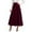 Red, variant on Wdgfv Women's Vintage High Waist Wool Blend Plaid A-Line Long Maxi Skirt with Pocket