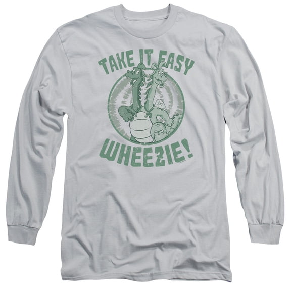 Dragon Tales/Take It Easy-Long Sleeve Adult 18/1 Silver