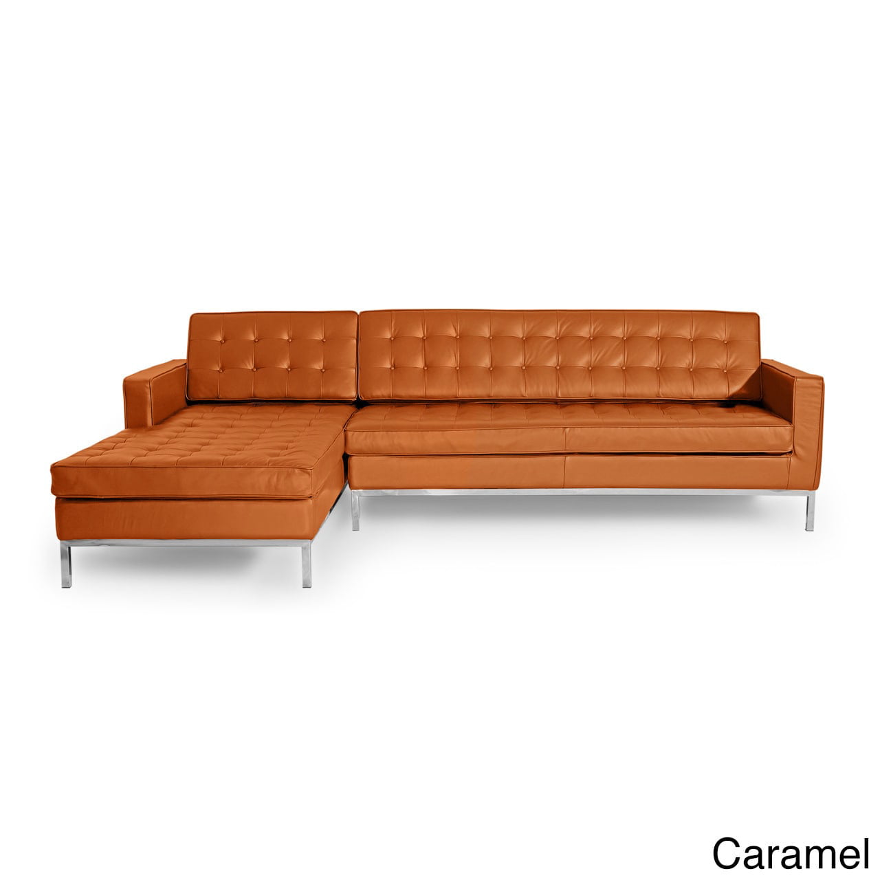 Aniline Leather Left Sofa Sectional, Full Aniline Leather Sectional