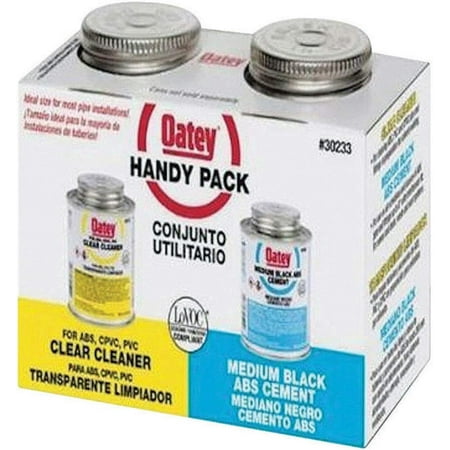 

Oatey 30252 4 OZ Medium Black Cement 4OZ BLK ABS Weld Kit