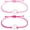 Rose Red/Pink, variant on Dog Paw Bracelet for Women, Cat Pet Print Memorial Rope Handmade Adjustable String Lover Girls Friends Friendship Birthday Gift Yellow -