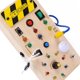thumbnail image 2 of Interruptor de manija Busy Light Montessori Toys No Toxic Diseño creativo para niños niñas, 2 of 4