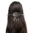 thumbnail image 4 of ColoMX 2 unids vintage retro clips de pelo accesorios para el cabello para las mujeres chicas con borla (clip de pelo 1pc, clip de pelo 1pc con palillos de cabello), 4 of 7