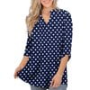 Navy Polka Dot