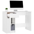 thumbnail image 3 of vidaXL Desk White 100x50x75 cm Engineered Wood, 3 of 5