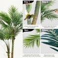 thumbnail image 3 of OLIVIVI Artificial Pearl Palm Tree 5FT Tall Faux Silk Plant for Home Office Decor Indoor Outdoor Fake Lifelike Potted Tree with Wood Branches 1 pack, 3 of 10