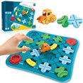 thumbnail image 1 of Logical Road Builder Toy Road Builder Game Smart Logical 4 Levels and 100+ Challenges Build-A-Track Early Educational Logic Board Game for Home Travel Kids, 1 of 10