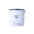 thumbnail image 1 of Cateissary Olla arrocera para coche, Mini utensilios de cocina, 24V, multifuncional, 1L, calentador eléctrico para sopa, camión de viaje, fiambrera, Electrodomésticos  12V/Blanco 12V Cateissary HA071821-02, 1 of 6