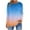 Khaki, variant on Fall Long Sleeve Ombre Tops for Women Tie Dye Print Crew Neck Graphic T-Shirts Loose Fit Pullover Sweatshirts Khaki L