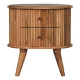 thumbnail image 2 of Beige Bedside Table of Solid Wood / Adds Style to Bedroom, 2 of 5
