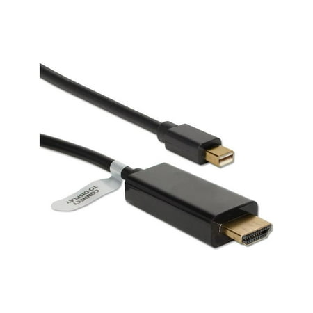 UPC: 0037229005585 | Qvs 3Ft Mini Displayport/Thunderbolt To Hdmi Digital Video Black Cable