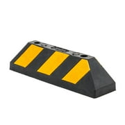 Guardian Heavy Duty Rubber Truck Wheel Parking Curb - 22in Long, 6in High