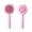 Pink, variant on BESTSKY 2PCS Cat Brush,Smooth Steel Needle Dog Brush,Gentle Fur Detangler Cat Stuff,Yellow