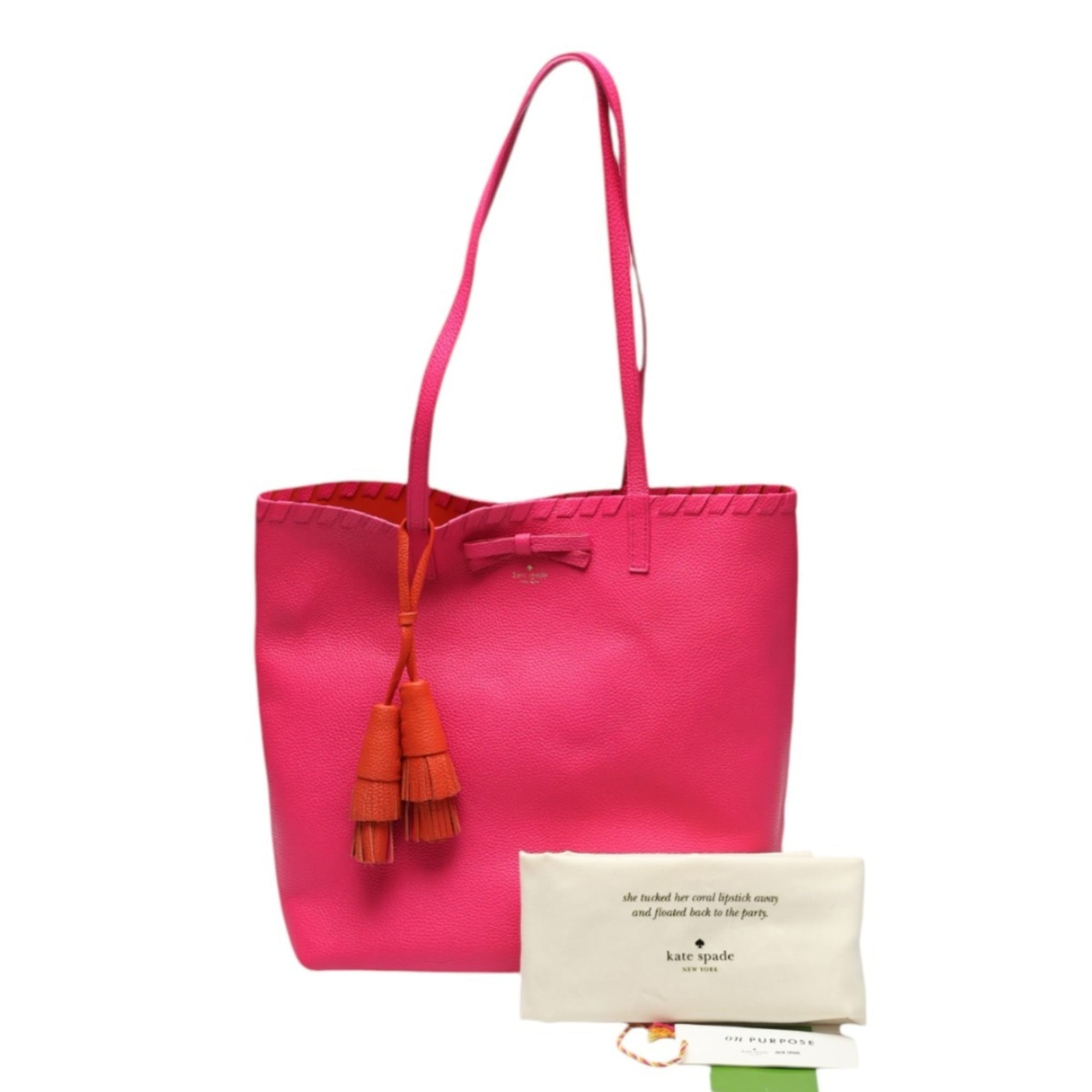 Kate Spade Staci Tote and Wristlet 3 Piece Set Blossom Pink