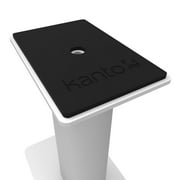 Kanto SP9 9 Universal Desktop Speaker Stands with Rotating Top Plates and Cable Management - Pair (White)