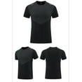thumbnail image 2 of Men's Short Sleeve Swim Top Sun Protection T-Shirt Crew Neck Moisture Wicking Gym Shirts, 2 of 3