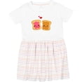 thumbnail image 3 of Inktastic Peanut Butter and Jelly Girls Toddler Dress, 3 of 5