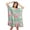 Aquamarine Green, variant on Moomaya Short Caftan Cover Up Dress Printed Women Kaftan Beachwear Cover Up