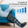thumbnail image 4 of Single Leg Massager Air Compression 5 Airbags Massage for Foot, Portable Leg Brace Circulation and Pain Care for Desk Workers and Post-Workout, 4 of 9