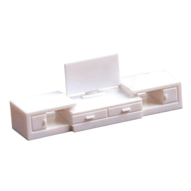 Muebles de casa de muñecas, modelo de muebles en miniatura para mesa de arena, decoración de diorama Gabinete de TV