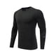 thumbnail image 1 of Jumpingount Ropa interior térmica, medias de secado rápido, chándal de baloncesto para hombre, Tops cálidos de manga larga, ropa deportiva, Camisetas Negro XXXL, 1 of 6