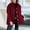 Wine hooded corduroy jacket women a1, variant on thefmos Women's Hooded Long Sleeve Corduroy Jacket Button Down Vintage Solid Color Casual Outerwear Fashion Fall Winter Clothes, Wine 2XL